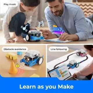 Makeblock mBot Robotics Kit: Engage kids aged 8-12 in STEM through coding with Scratch and Arduino, fostering creativity and learning.