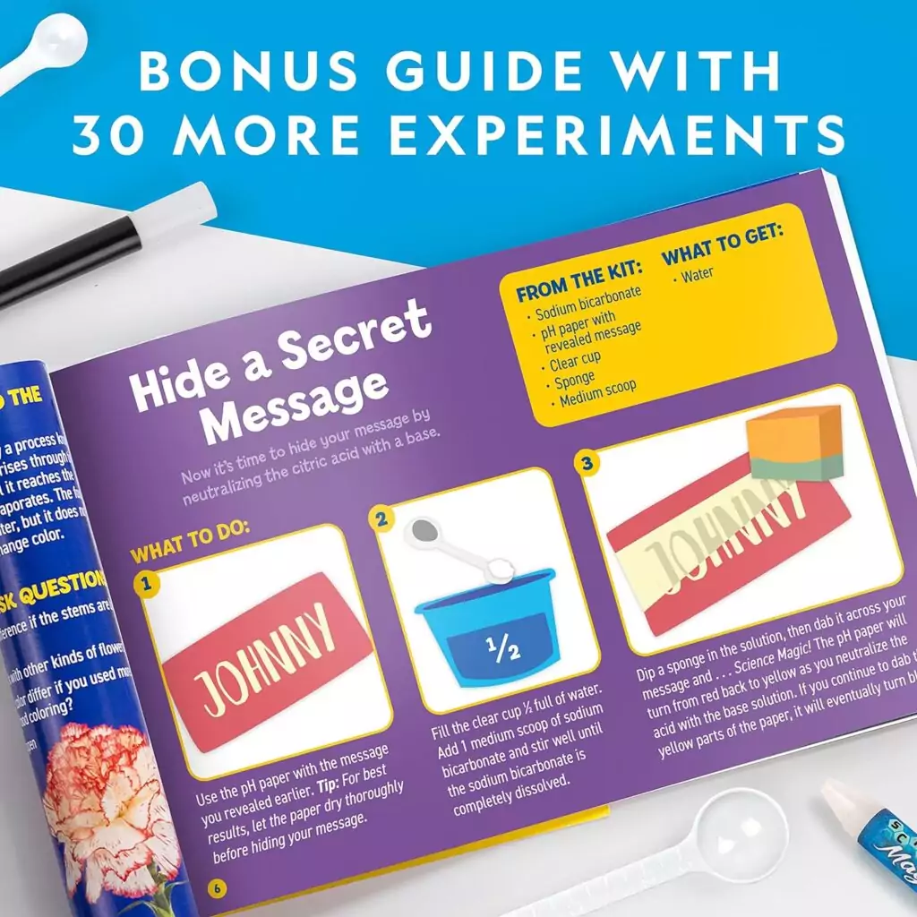 National Geographic Science Magic Kit offers 50 interactive experiments designed for kids, promoting educational fun and fostering a love for science.