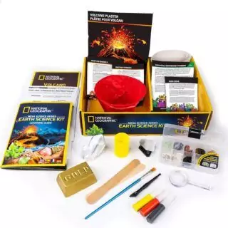 National Geographic STEM Science Kit for Kids: Explore Physics, Crystal Growth, and Volcano Digging with Interactive and Educational Experiments