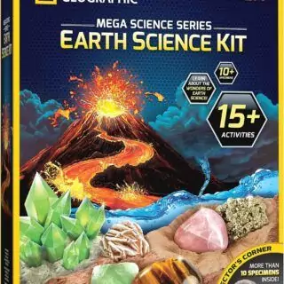 Explore the National Geographic STEM Science Kit, featuring engaging physics experiments, crystal growth activities, and exciting volcano digging for educational fun.