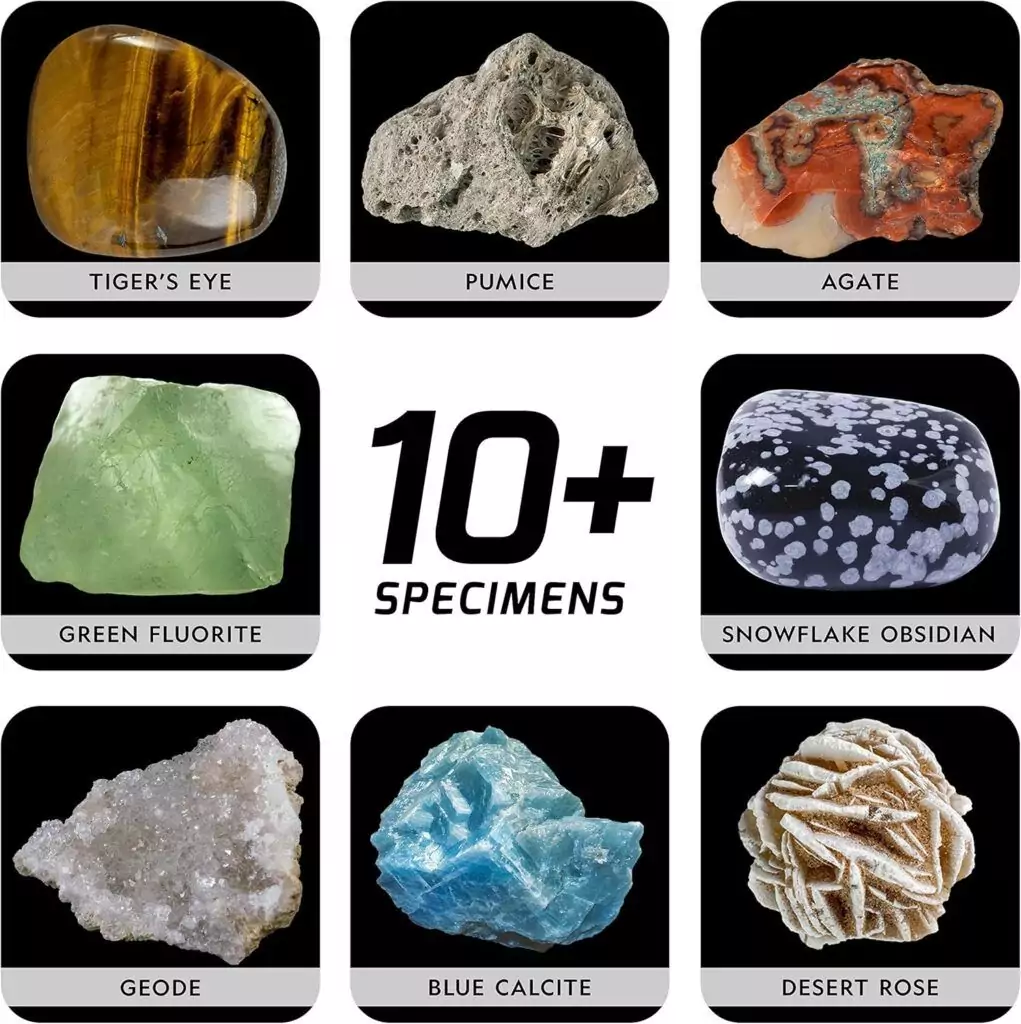 National Geographic STEM Science Kit: Explore physics with
  interactive experiments, including crystal growth and volcano digging, for
  educational fun.