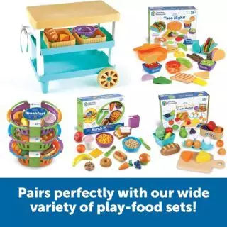 Colorful Pretend Play Kitchen Island Set Designed for Early Childhood Development and Learning Through Interactive Play with Kids' Kitchen Toys