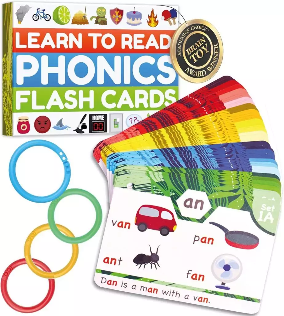 Phonics Flash Cards: 20 Levels Covering Digraphs, CVC
  Blends, and Long Vowels Perfect for Educators' E-Learning Resources and
  Teaching Tools