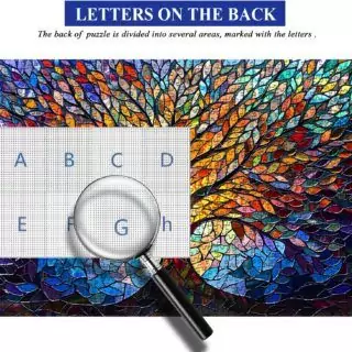 1000-Piece Stained Glass Tree of Life Puzzle for Adults: Engaging and Challenging Activity to Enhance Cognitive Skills and Creativity.