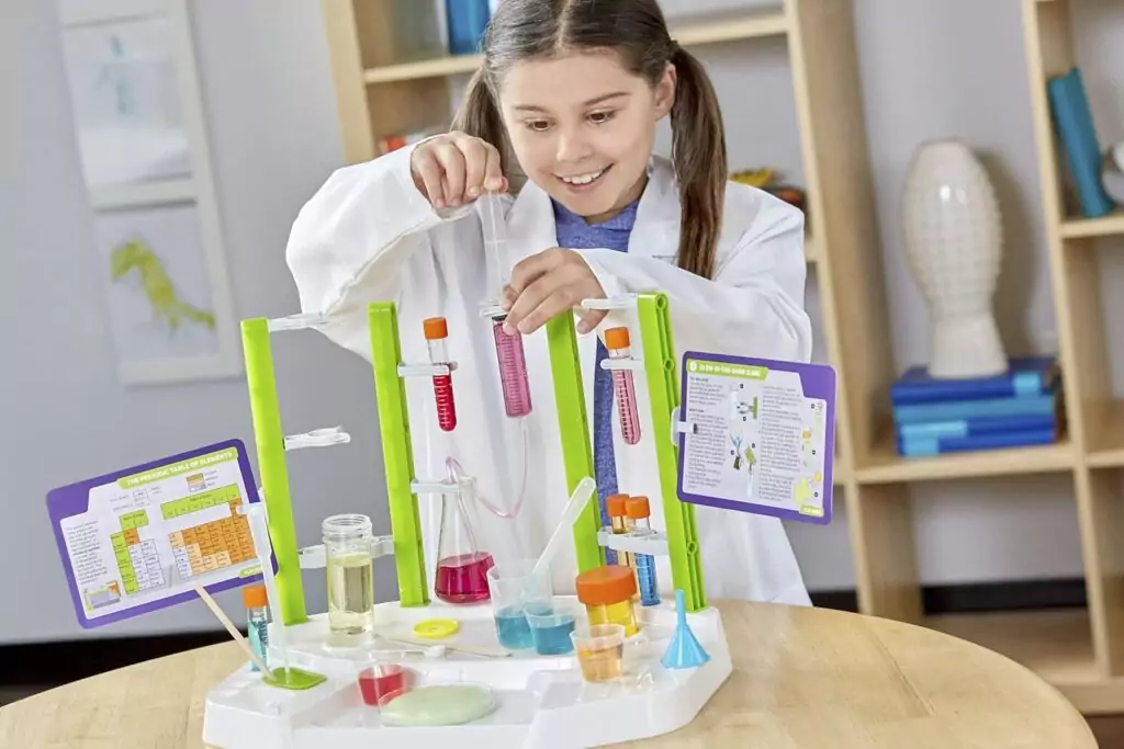 Thames & Kosmos Ooze Labs Chemistry Kit: Engage kids and educators with 20 safe, interactive science experiments to foster a love for chemistry.