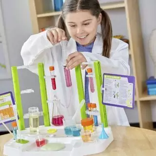 Thames & Kosmos Ooze Labs Chemistry Kit: Engage kids and educators with 20 safe, interactive science experiments to foster a love for chemistry.