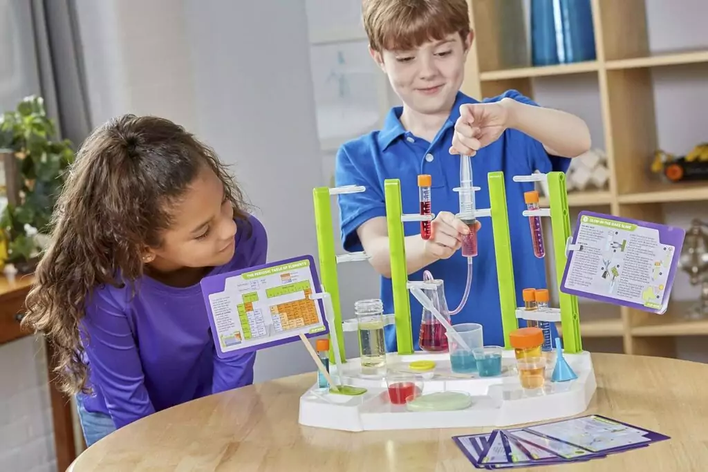 Explore the Thames Kosmos Ooze Labs Chemistry Kit, featuring 20 engaging science experiments designed for kids and educators to inspire learning.