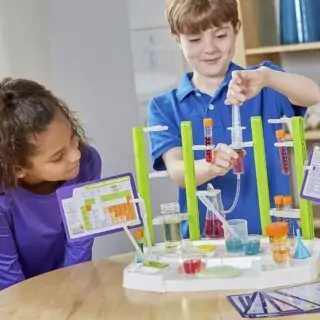 Explore the Thames Kosmos Ooze Labs Chemistry Kit, featuring 20 engaging science experiments designed for kids and educators to inspire learning.