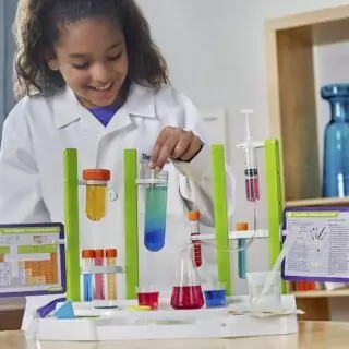 Thames Kosmos Ooze Labs Chemistry Kit: Engage kids in safe, hands-on science experiments. Ideal for educators to inspire creative learning and curiosity.