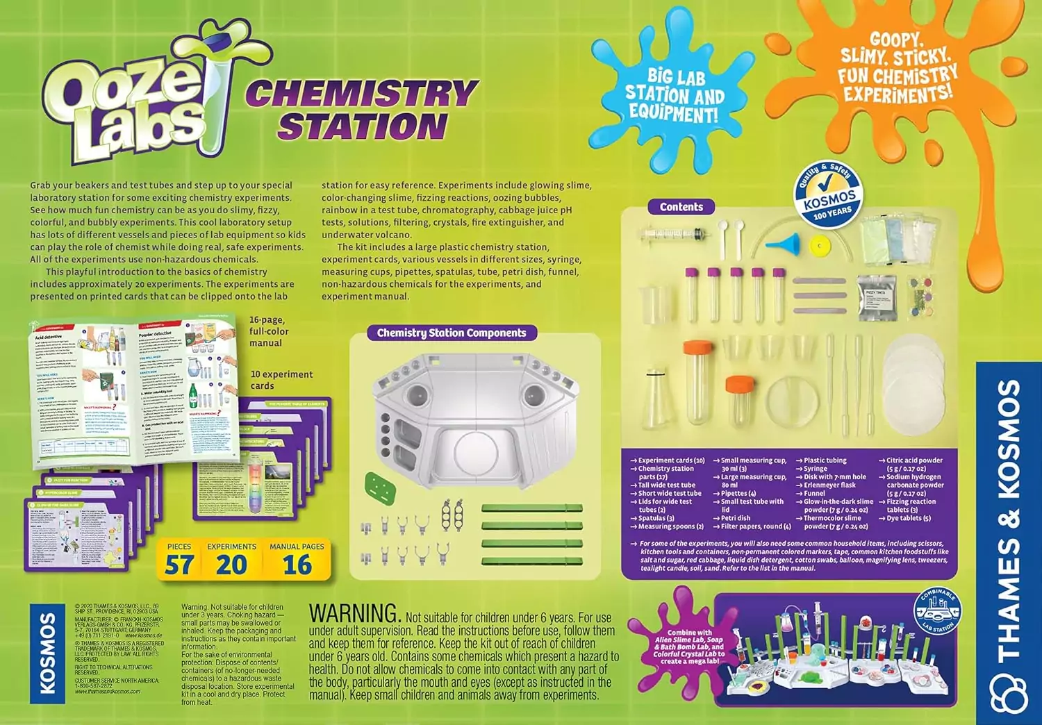 Thames & Kosmos Ooze Labs: Engage Kids in Safe, Interactive Chemistry Experiments Ideal for Educators Seeking Hands-On Science Learning Tools