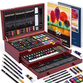 Complete 175-Piece Art Supplies Set for Teachers and Creative Classrooms: Ideal for Enhancing Artistic Skills and Creativity in Educational Settings