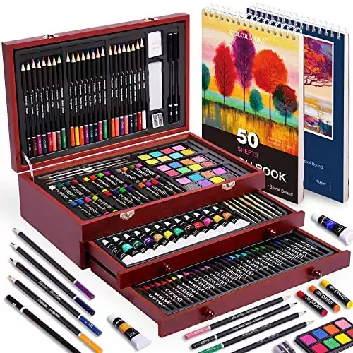 Complete 175-Piece Art Supplies Set for Teachers and Creative Classrooms: Ideal for Enhancing Artistic Skills and Creativity in Educational Settings