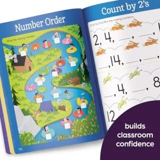 Kindergarten Math Workbook, 256 Pages: Engaging Activities for Young Learners with a Colorful Cover. Perfect for Early Childhood Math Education.