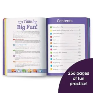 Engaging Kindergarten Workbook: 256 Pages of Colorful Math Activities Designed to Enhance Learning for Young Learners.