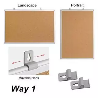 Wall-mounted 36x48 silver aluminum cork board ideal for classroom notices, featuring a durable framed design for easy organization and visibility.