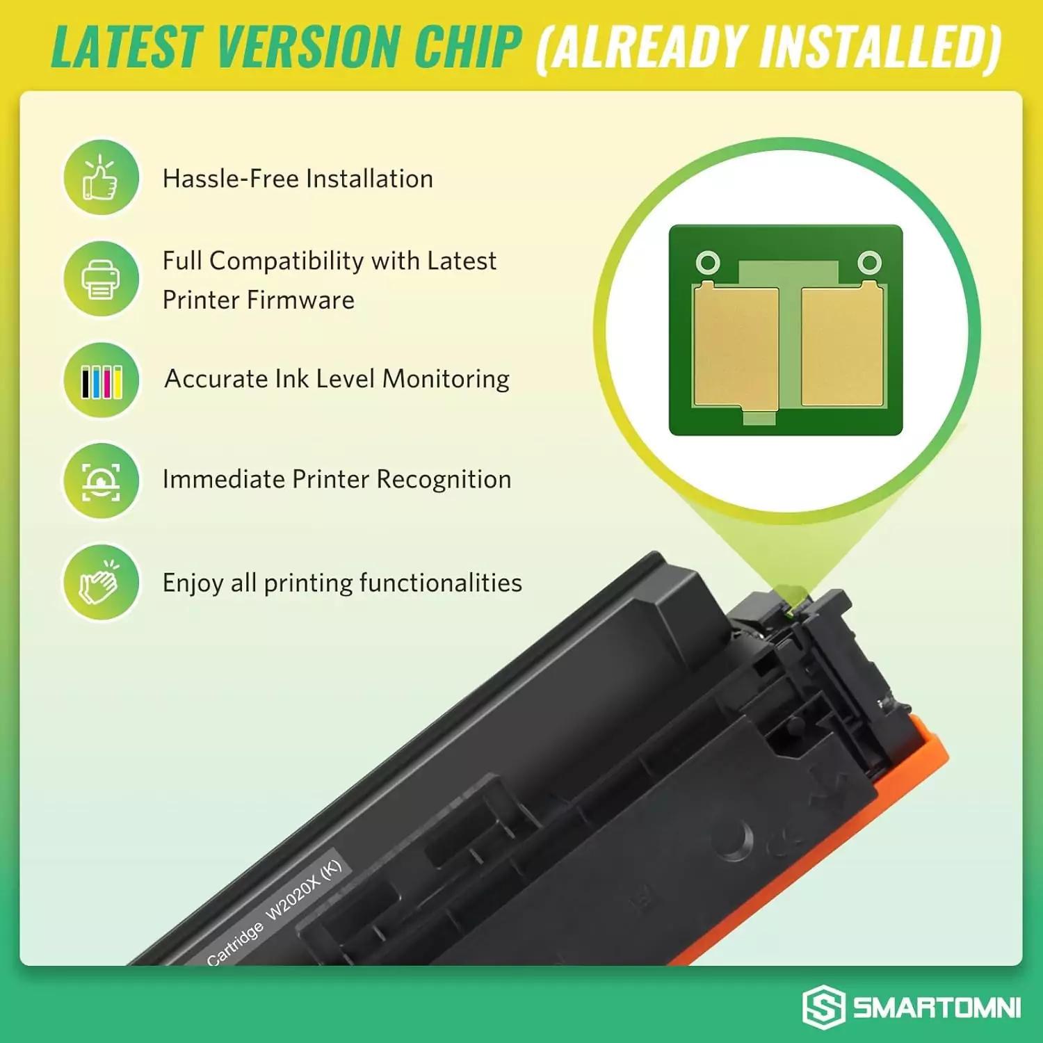 4-Pack Toner Cartridges with Chip for Color Pro MFP M479 M454 Printer - Ideal for Educators Seeking High-Quality Printing Solutions