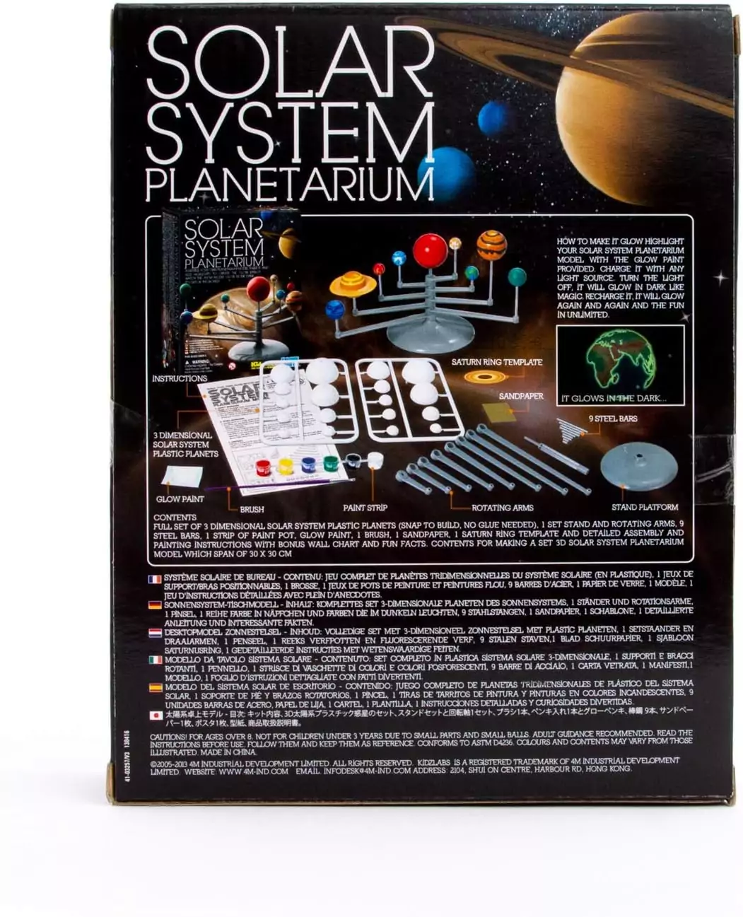 DIY Solar System Planetarium Kit: Glow-in-the-dark educational model for kids and teachers to explore astronomy and enhance learning through engaging activities.