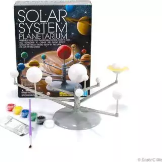 Explore the Solar System with this DIY Planetarium Kit. Perfect for educators and kids, it features glow-in-the-dark planets for hands-on learning fun.
