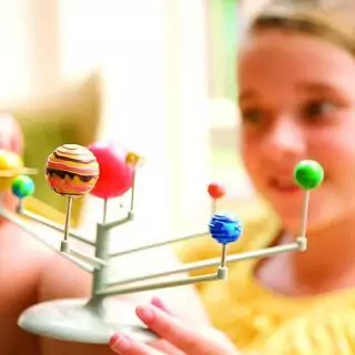 DIY Solar System Planetarium Kit for Kids: Educational Glow-in-the-Dark Space Exploration Toy Ideal for Interactive Learning and Fun.