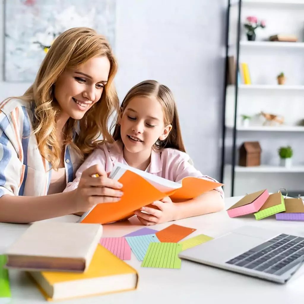 Vibrant 600-piece ruled index card set with ring, ideal for educators and students seeking organized and effective study tools.