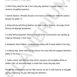 Introduction to educational children and storytelling activities.