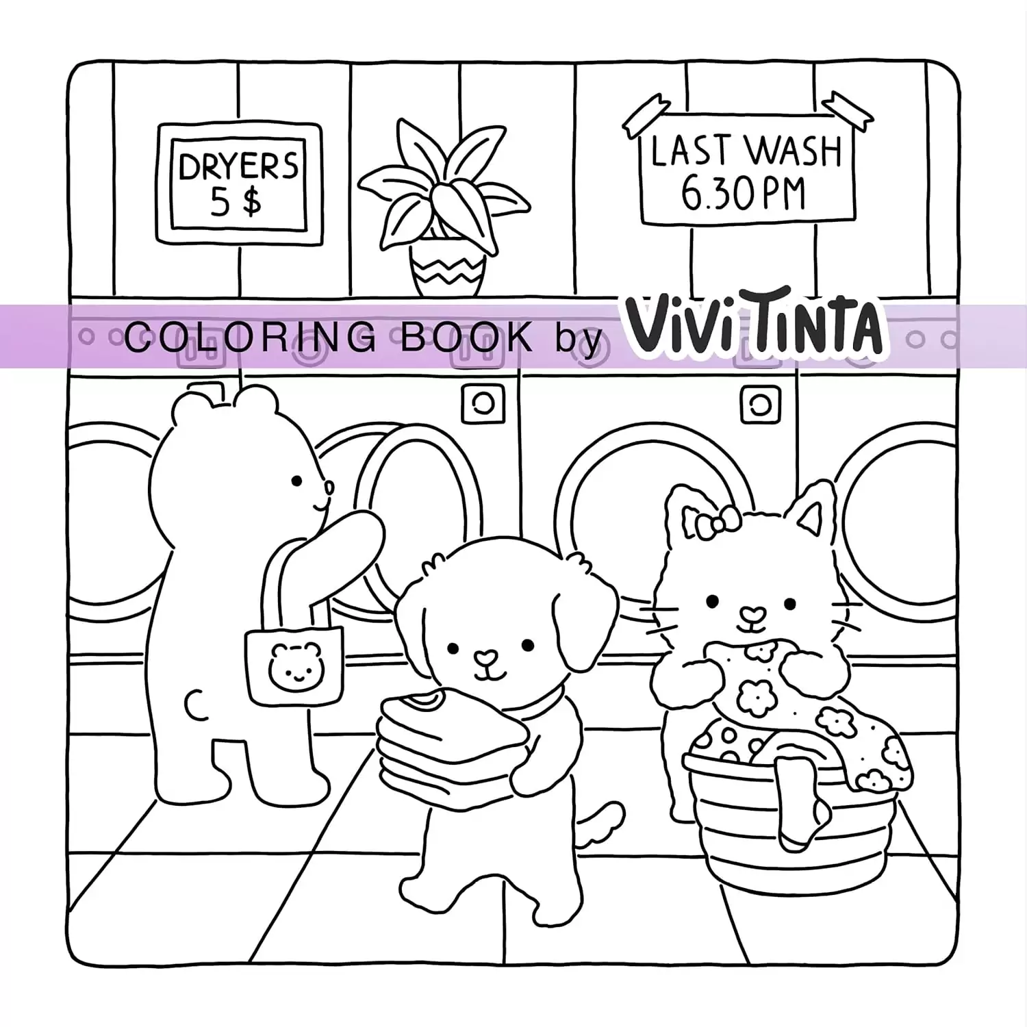 Fuzzy Friends Coloring Book for Adults & Teens: Discover Adorable Animals for Stress Relief and Art Education Through Engaging Illustrations.
