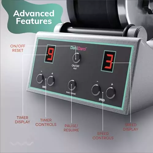 Advanced Rock Tumbler Kit with digital timer offers 3 adjustable speeds, ideal for science experiments and classroom setups, enhancing educational experiences.