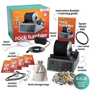 Advanced Rock Tumbler Kit for Students: Digital Timer for Engaging, Hands-On Science Education and Skill Development in Geology and Mineralogy