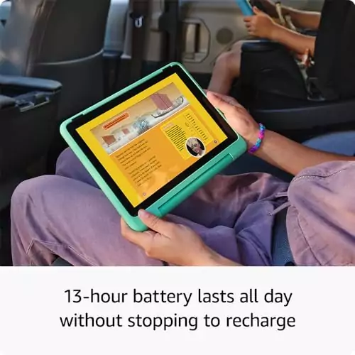 Amazon Fire HD 10 Kids Pro Tablet: 10.1-inch HD Display, designed for ages 6-12, enhances learning and entertainment. Ideal for educational and fun activities.