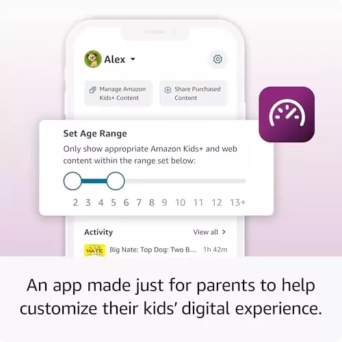 Amazon Fire HD 10 Kids Pro Tablet: 10.1" HD display, designed for kids aged 6-12, blending education with outdoor play features for fun learning.