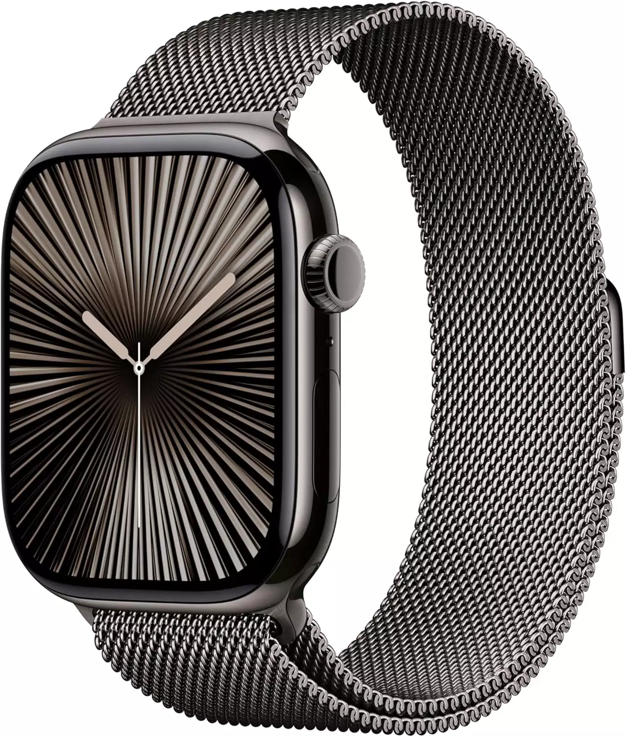 Apple Watch Series 10: 46mm Slate Titanium GPS & Cellular Smartwatch ideal for educators, featuring advanced fitness tracking and connectivity tools.