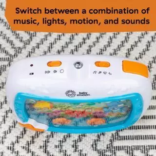 Baby Einstein Sea Dreams Soother: Musical crib toy for newborns, creating a serene nursery environment with soothing ocean sounds and gentle melodies.