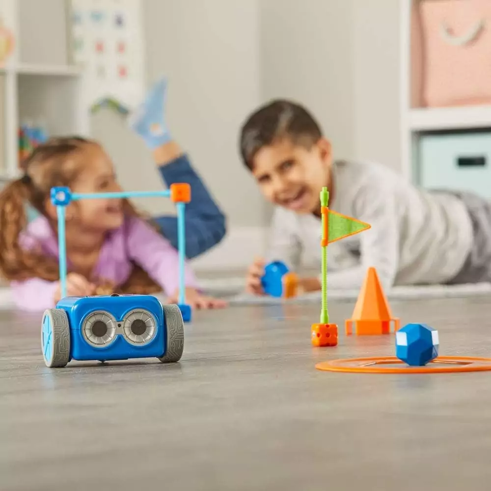 Coding Robot Activity Set for Kids: 78-piece educational kit designed for ages 5 and up. Promote fun, interactive learning and cognitive development.