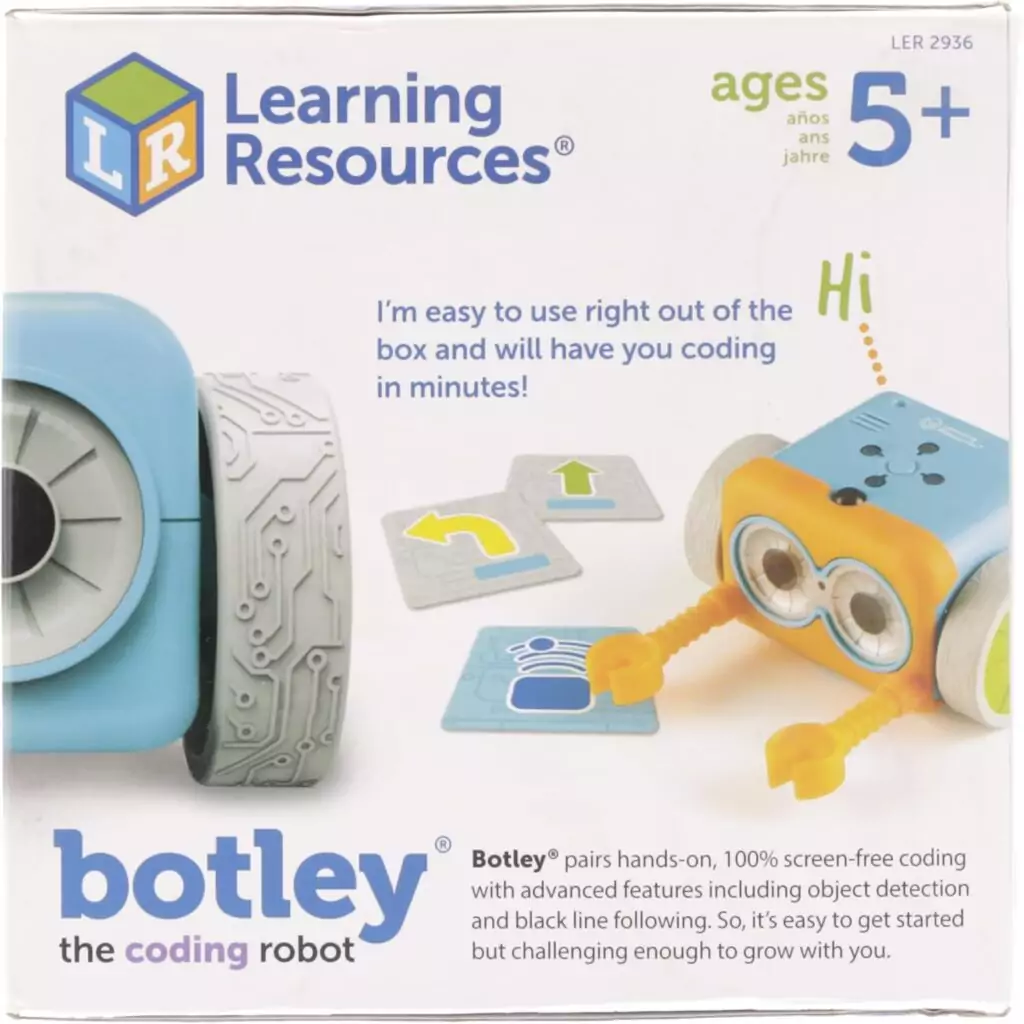 Botley 45-Piece Coding Robot: Screen-Free Educational Toy for Kids 5+; Encourages Interactive Learning and STEM Skills Development