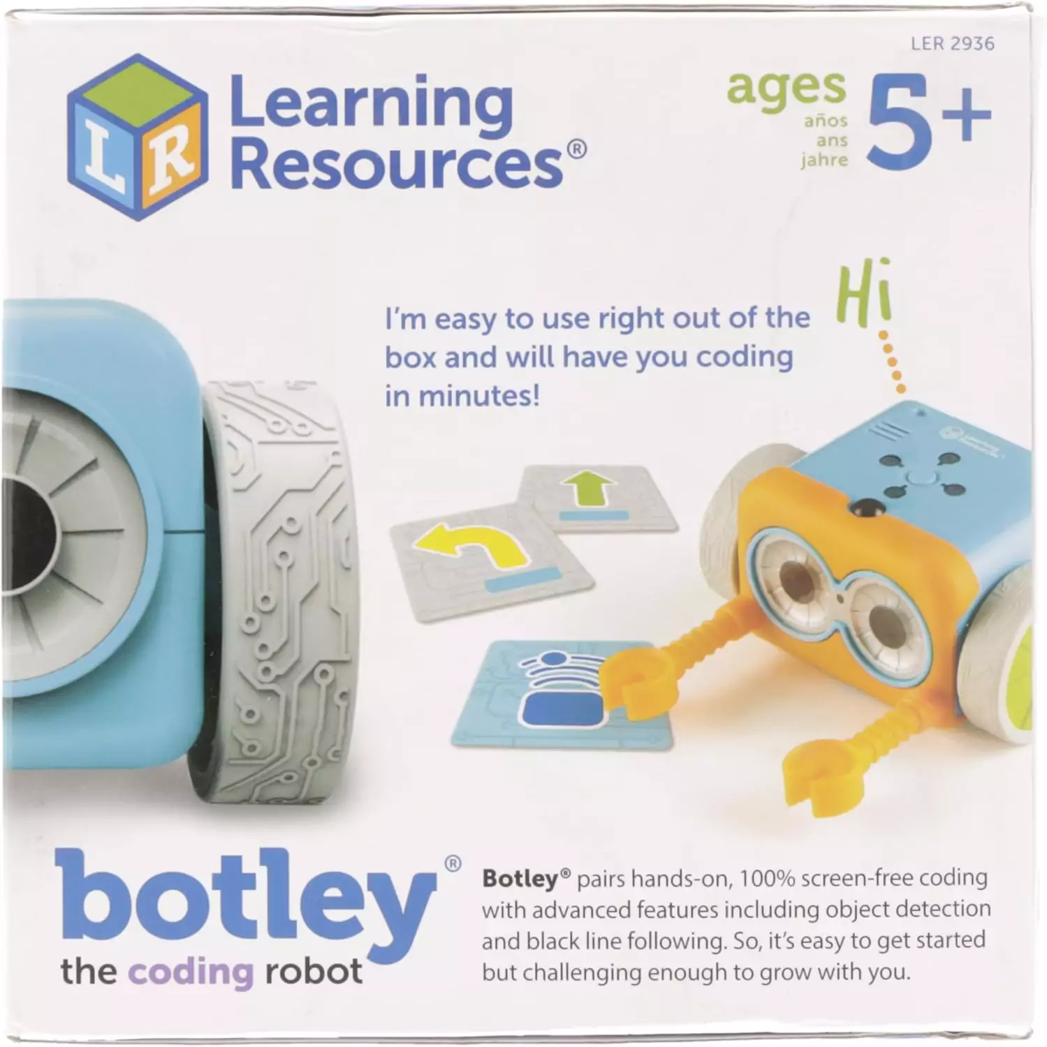 Botley 45-Piece Coding Robot: Screen-Free Educational Toy for Kids 5+; Encourages Interactive Learning and STEM Skills Development