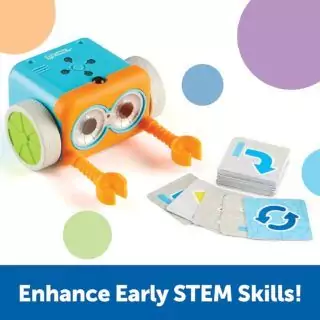 Enhance STEM skills with the 45-piece Botley Coding Robot, an educational toy designed for kids aged 5 and up to learn coding through interactive play.