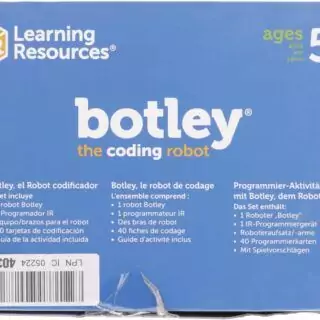 Interactive Botley Coding Robot: 45-Piece Educational Kit for Kids’ Screen-Free Learning and Coding Skills Enhancement