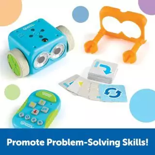 Screen-Free Botley Coding Robot: 45-Piece Educational Toy for Kids. Develops Problem-Solving and STEM Skills through Interactive Learning Activities.
