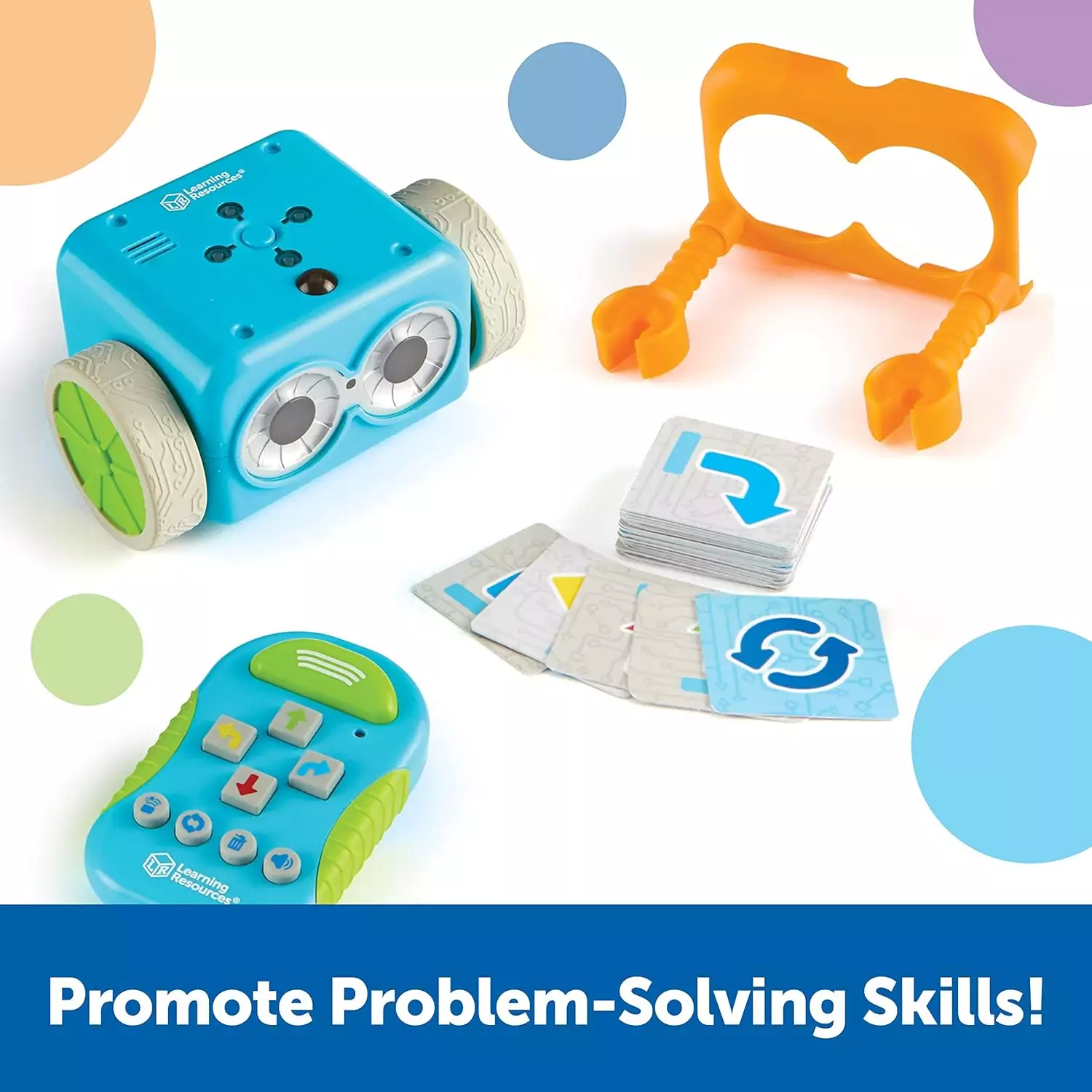 Screen-Free Botley Coding Robot: 45-Piece Educational Toy for Kids. Develops Problem-Solving and STEM Skills through Interactive Learning Activities.