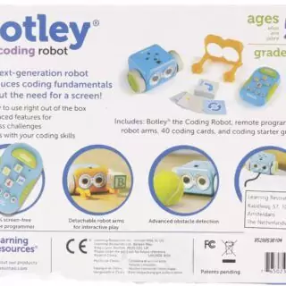 Educational Botley Coding Robot: Screen-Free Toy for Kids 5+, Featuring 45 Interactive Pieces for Engaging and Fun Learning Experiences