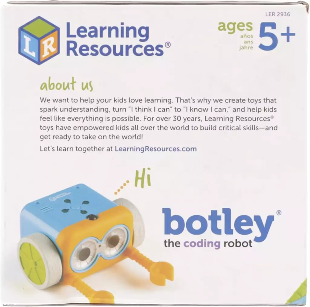 Botley Coding Robot: 45-piece educational toy for kids promoting screen-free learning and developing coding skills through interactive play.