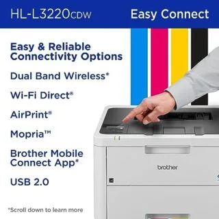 Discover the Brother HL-L3220CDW, an efficient wireless color printing solution ideal for enhancing productivity in modern classroom settings.