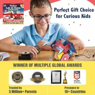 Explore hands-on learning with the Butterfly Edufields DIY STEM Kit, designed for kids ages 8-16, featuring 200+ innovative engineering projects.