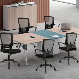 Clatina ergonomic classroom chair with lumbar support and breathable mesh, designed for educators seeking comfort and posture enhancement.