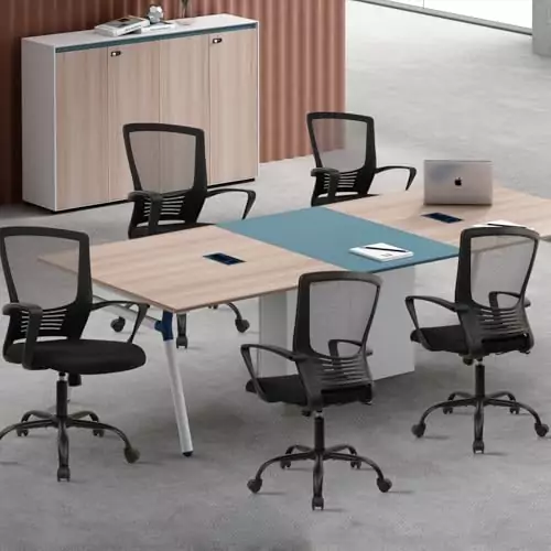 Clatina ergonomic classroom chair with lumbar support and breathable mesh, designed for educators seeking comfort and posture enhancement.