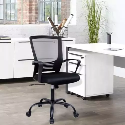 Ergonomic classroom chair designed with lumbar support, ideal for educators and enhancing comfort in learning environments. Perfect for educational spaces.