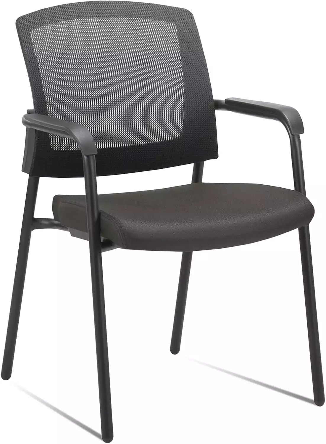 Ergonomic Classroom Guest Chair with Mesh Back and Lumbar Support, Ideal for Teachers; Stackable and Space-Saving Design for Educators' Comfort