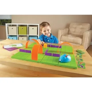 Interactive Coding Toy: Robot Mouse Kit, Educational Learning Tool for Kids. Enhance Creativity and Technical Skills with Fun, Screen-Based Play.