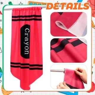 Lively Classroom Design: Bright Crayon Curtain Ideas for the New School Year, Enhance Educational Spaces with Colorful and Engaging Decor