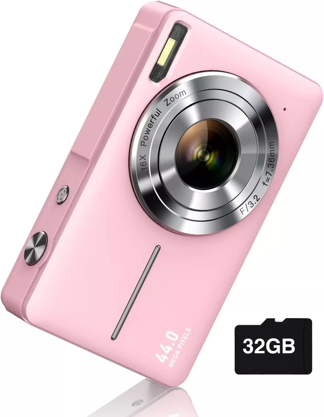 Compact 1080p FHD Digital Camera with 16x Zoom, Anti-Shake, and Ideal for Educators, Perfect for Capturing High-Quality Images in Educational Settings.